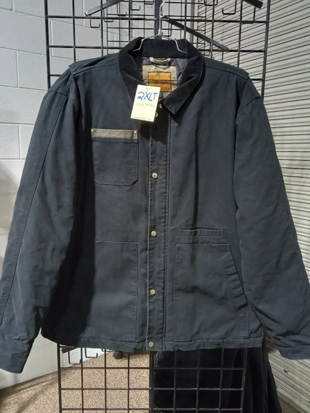 Canvas Concealed Carry Jacket - Black | 2XLT